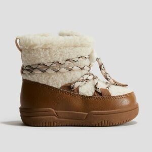 H&M Toddler Teddy Snow Boots Size 7